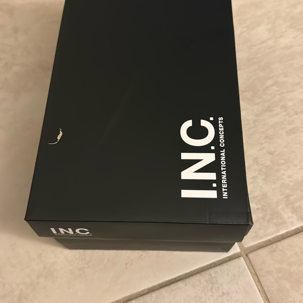 Inc 2 strap bling shoes